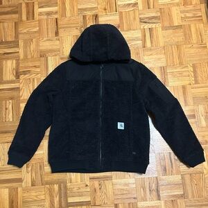 Carhartt Men's Yukon Extremes Wind Fighter Fleece Active Jacket in black. 